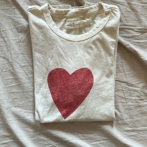 Imogene & Willie Heart Silkscreen Shirt